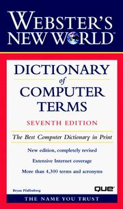 Cover of: Webster's new world dictionary of computer terms by Bryan Pfaffenberger