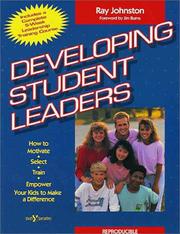 Cover of: Developing student leaders