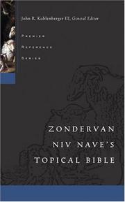 Cover of: Zondervan NIV Nave's Topical Bible