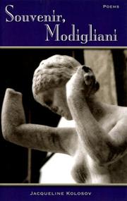 Cover of: Souvenir, Modigliani by Jacqueline Kolosov