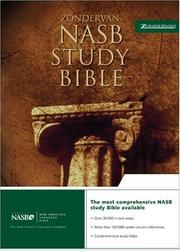 Cover of: NASB Zondervan Study Bible (Burgundy)