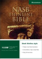 Cover of: NASB Thinline Bible