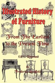 Cover of: Illustrated history of furniture