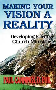 Cover of: Making Your Vision a Reality | Dr. Paul Cannings