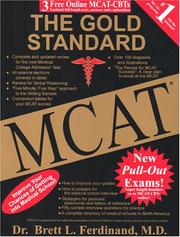 The Gold Standard MCAT with Online Practice MCAT CBTs (The Gold Standard MCAT) by Brett Ferdinand