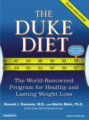 Cover of: The Duke Diet: The World-Renowned Program for Healthy and Lasting Weight Loss