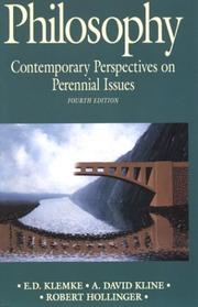 Cover of: Philosophy: Contemporary Perspectives on Perennial Issues