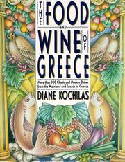 Cover of: The food and wine of Greece