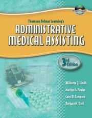 Cover of: Delmar's Administrative Medical Assisting Workbook by Wilburta Q. Lindh