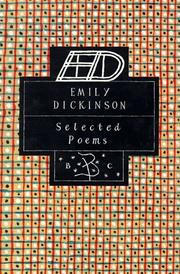 Cover of: Selected poems by Emily Dickinson