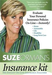 Cover of: Suze Orman's Insurance Kit: Evaluate Your Personal Insurance Policies On-Line - Instantly!