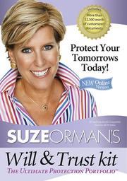 Cover of: Suze Orman's Will & Trust Kit: The Ultimate Protection Portfolio