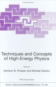 Techniques and concepts of high-energy physics