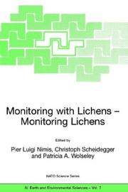 Monitoring with lichens : monitoring lichens