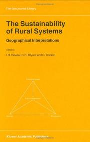 The sustainability of rural systems : geographical interpretations : a study initiated by the International Geographical Union's Commission on the sustainability of rural systems