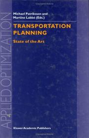 Cover of: Transportation Planning by 