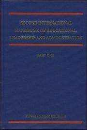 Second international handbook of educational leadership and administration