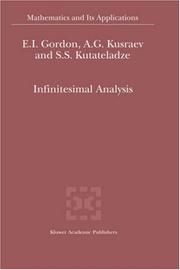 Infinitesimal analysis