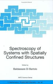 Spectroscopy of systems with spatially confined structures