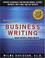 Cover of: Business writing