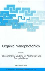 Organic nanophotonics