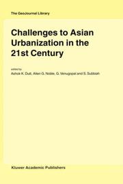 Challenges to Asian urbanization in the 21st century