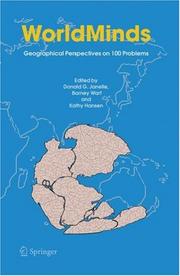 Cover of: WorldMinds: geographical perspectives on 100 problems : commemorating the 100th anniversary of the Association of American Geographers 1904-2004 : celebrating geography - the next 100 years