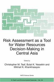 Risk assessment as a tool for water resources decision-making in Central Asia