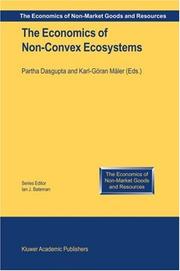 Cover of: The Economics of Non-Convex Ecosystems (The Economics of Non-Market Goods and Resources)
