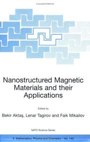 Nanostructured magnetic materials and their applications