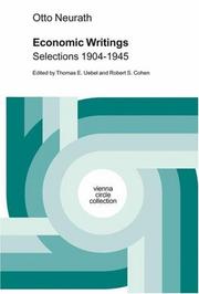 Cover of: Economic writings: selections 1904-1945