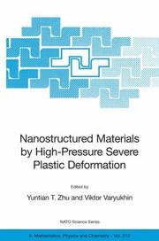 Nanostructured materials by high-pressure severe plastic deformation