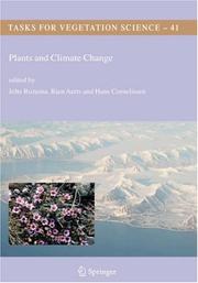 Cover of: Plants and Climate Change (Tasks for Vegetation Science)