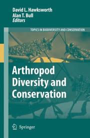 Cover of: Arthropod Diversity and Conservation (Topics in Biodiversity and Conservation)