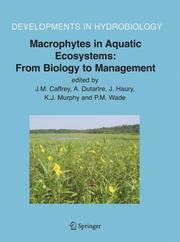Macrophytes in aquatic ecosystems by International Symposium on Aquatic Weeds (11th 2002 Moliets et Maâ, France)