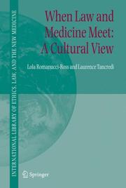 When law and medicine meet : a cultural view