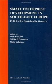 Cover of: Small Enterprise Development in South-East Europe: Policies for Sustainable Growth