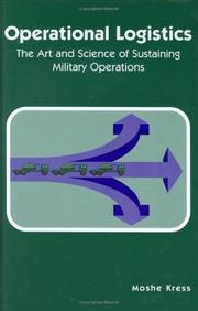 Cover of: Operational Logistics by Moshe Kress