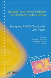 Cover of: Designing CMOS Circuits for Low Power (European Low-Power Initiative for Electronic System Design (Series).)