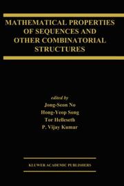 Mathematical properties of sequences and other combinatorial structures