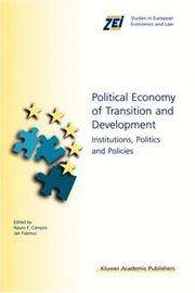 Political economy of transition and development : institutions, politics, and policies