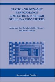 Cover of: Static and Dynamic Performance Limitations for High Speed D/A Converters (The Springer International Series in Engineering and Computer Science)
