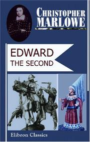 Edward the Second by Christopher Marlowe