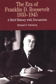 Cover of: The era of Franklin D. Roosevelt, 1933-1945: a brief history with documents
