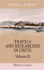 Cover of: Travels and Researches in Crete: Volume 2