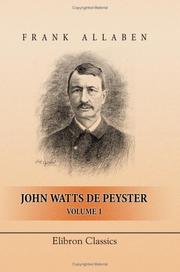 John Watts de Peyster by Frank Allaben