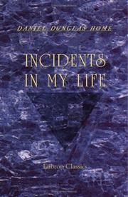 Cover of: Incidents in My Life