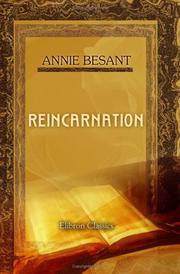 Cover of: reincarnation
