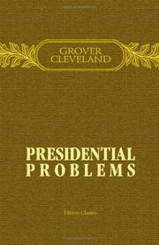 Cover of: Presidential problems