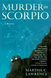 Cover of: Murder in scorpio: a mystery